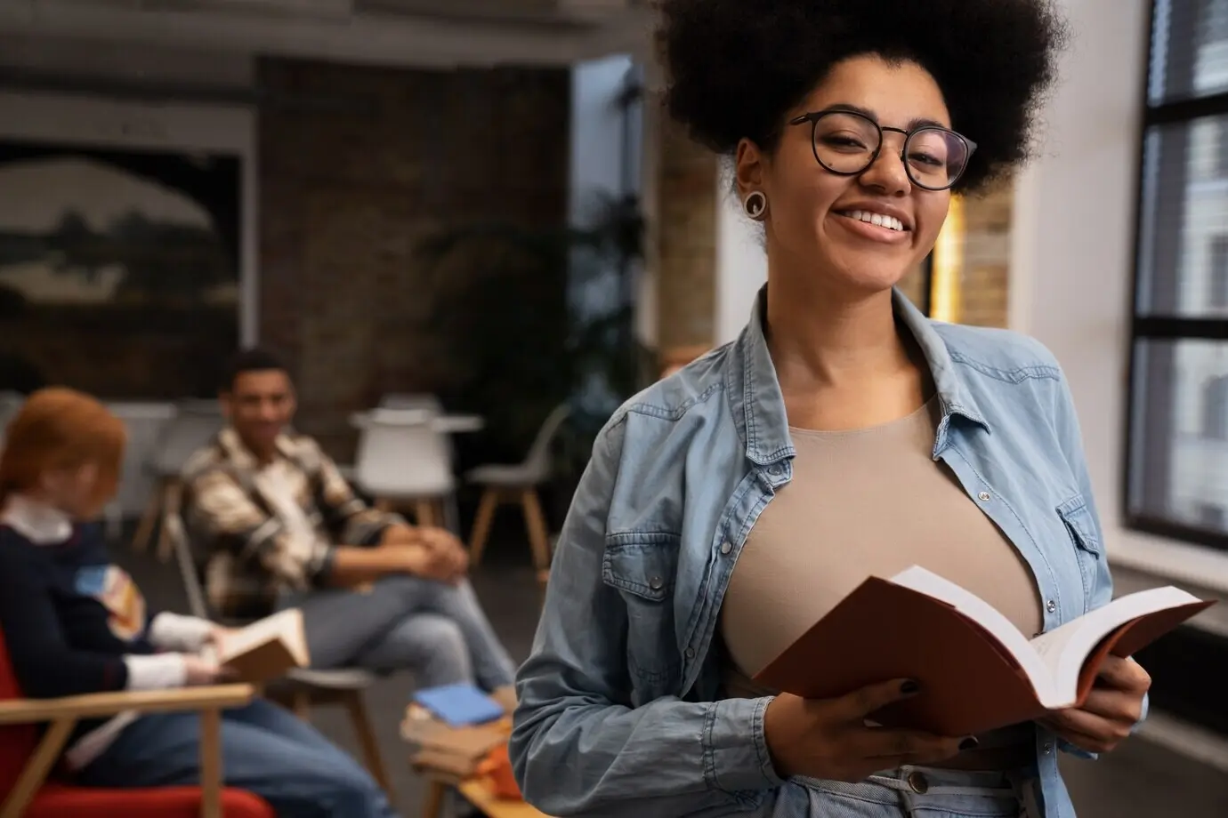 Echte Buchclub-Szene